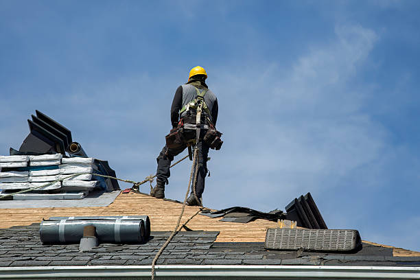 Professional Gutter Installation technician working in Conestoga, PA